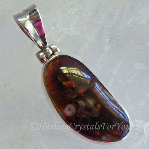 Fire Agate Pendant