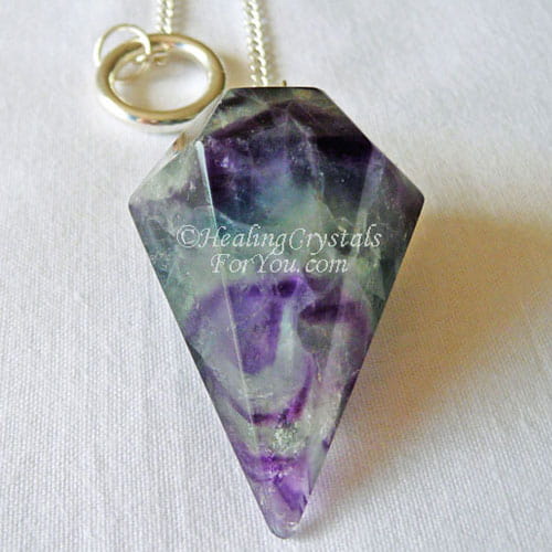 Rainbow Fluorite Pendulum