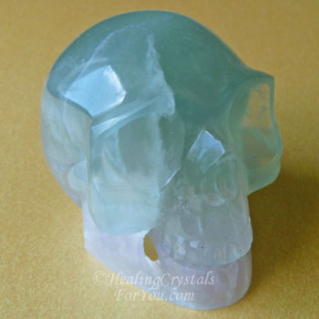 Fluorite Skull Fluorite Skull