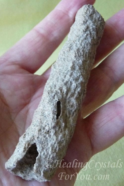 Holding Fulgurite is powerful to aid EHS