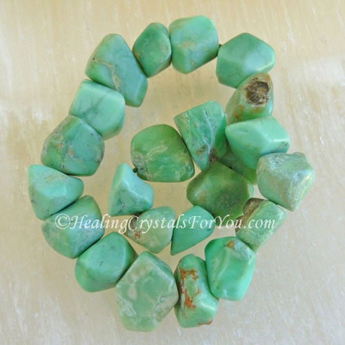 Garnierite Bead Bracelet