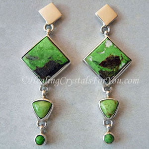 Gaspeite Earrings Gaspeite Earrings