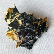 Gold and Black Rutile