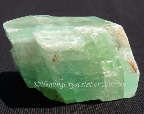 Calcite vert Cristal de calcite vert