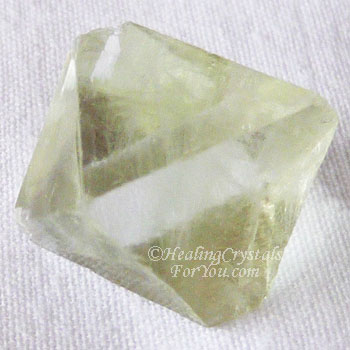 Green Fluorite Octohedron Green Fluorite Octohedron