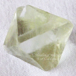 Green Fluorite Octohedron