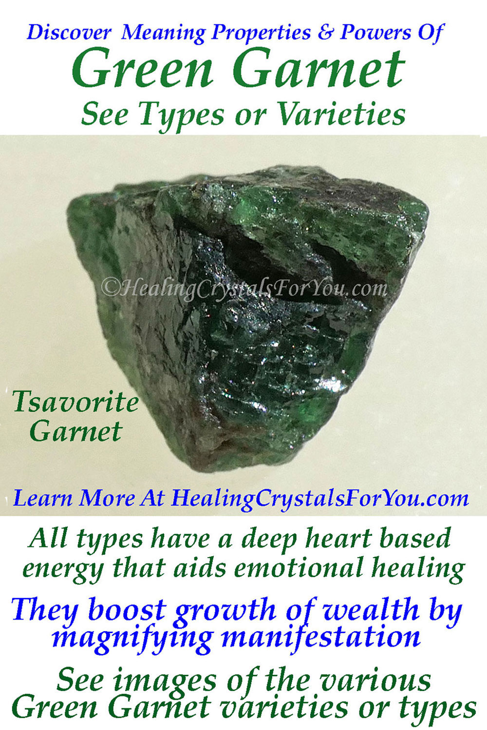 Green Garnet Types