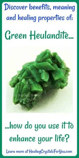 Green Heulandite Green Heulandite
