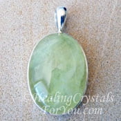 Green Prehnite Pendant