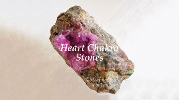 Pierres de chakra coeur Pierres de chakra coeur