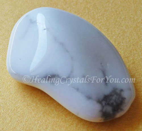 Howlite Tumbled Gemstone