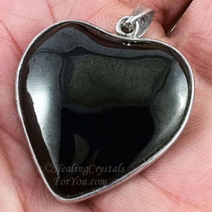 Jet Pendant Jet Stone
