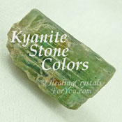 Green kyanite Stone