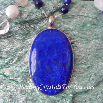 Lapis Lazuli Polished Crystal 40mm Chakras Stone Of Truth Throat Chakra 