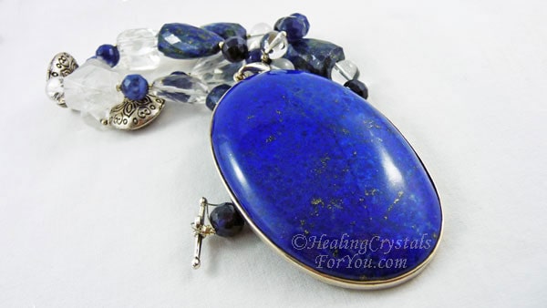Blue stone necklace meaning deals