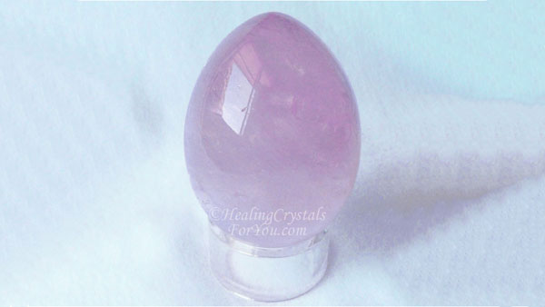 Lavender Rose Quartz Egg