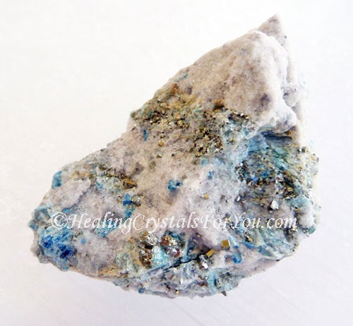 Lazulite with Kyanite and Pyrite Lazulite with Kyanite and Pyrite