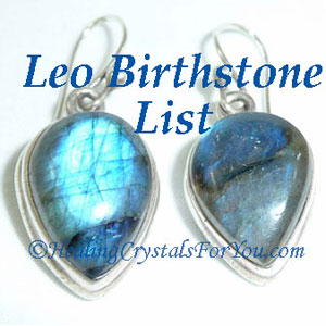 Leo Birthstone List