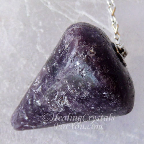 Lepidolite Pendulum