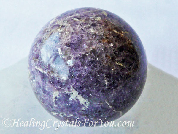 Lepidolite Sphere Lepidolite Sphere