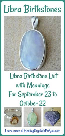 Libra Birthstone List, Birthstones & Meanings 23rd Sept to 22nd Oct