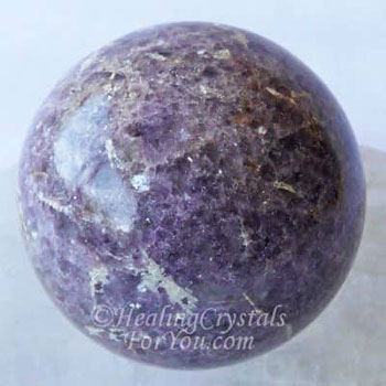 Lepidolite Sphere Lepidolite Sphere