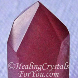 Magenta Lithium Quartz Point