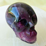 Magenta Fluorite Skull