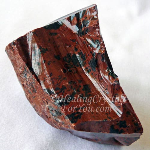 Raw Mahogany Obsidian