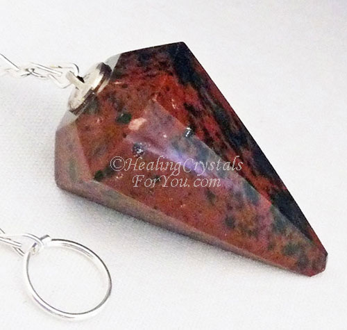 Mahogany Obsidian Pendulum