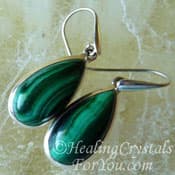 Malachite Earrings