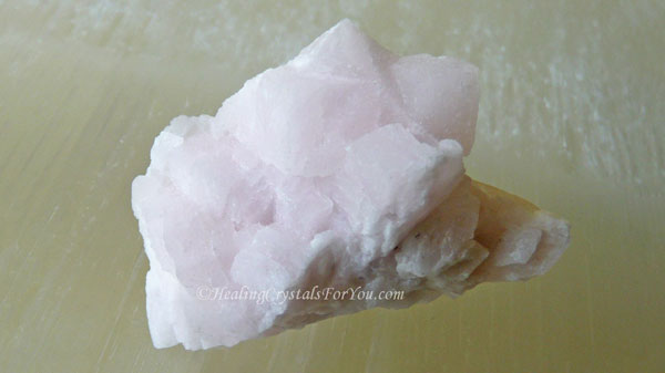 Rose Calcite Palmstone • Pink Rose Calcite Meditation Palmstone • Healing Crystal • Rose Calcite • Pink Calcite  • Love • Self-Love • Divine