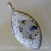 Merlinite Crystal Pendant