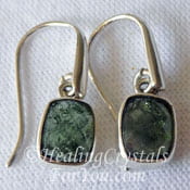 Moldavite Earrings Moldavite Earrings