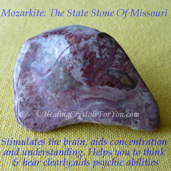 Pierre de l'État de Mozarkite du Missouri Pierre de l'État de Mozarkite du Missouri