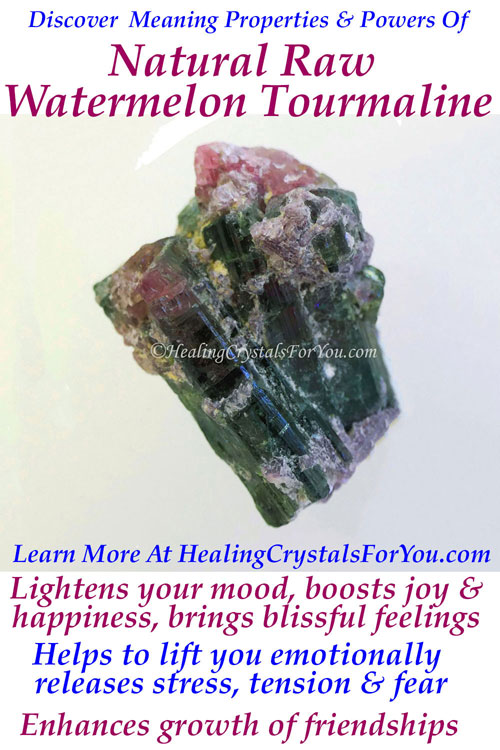 Natural Raw Watermelon Tourmaline 500
