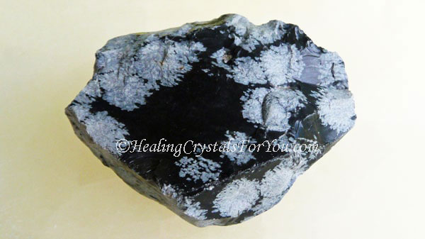Snowflake Obsidian Paired with Black Onyx