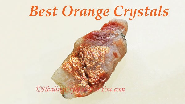 Orange Lava Fire Sunstone
