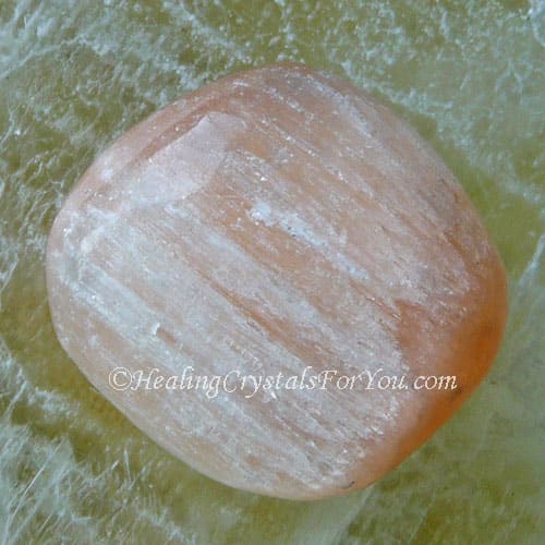 Peach Selenite