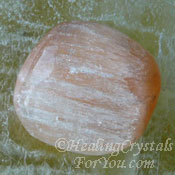 Peach Selenite Peach Selenite