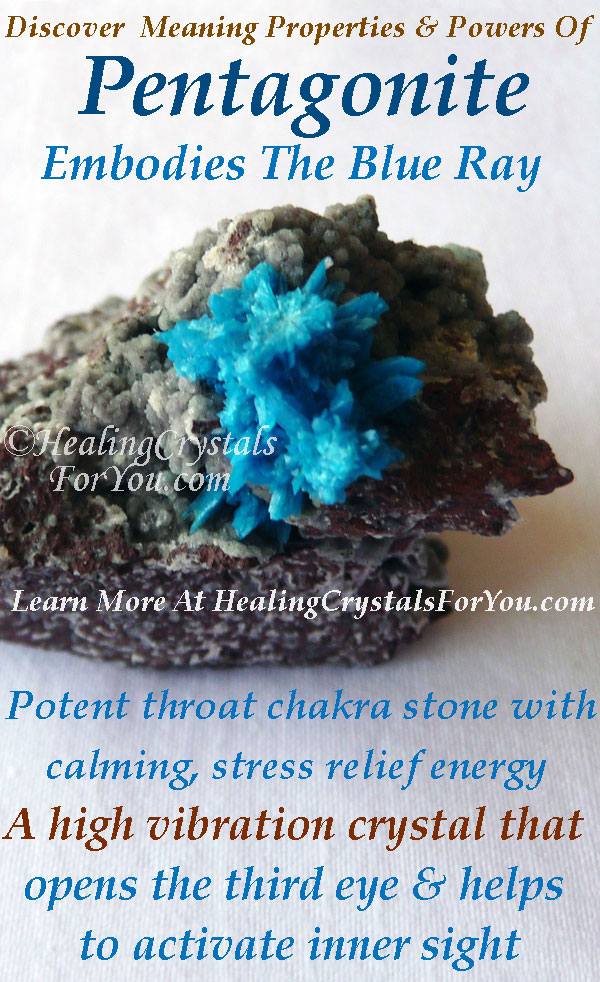 La pentagonite incarne le rayon bleu La pentagonite incarne le rayon bleu