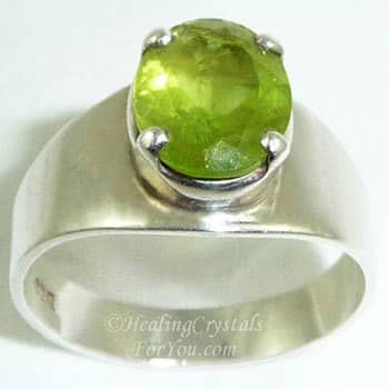 Peridot Gemstone Ring Peridot Gemstone Ring
