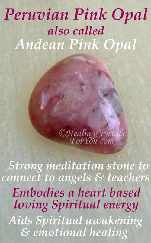 Peruvian Pink Opal Releases Anger And Boosts Intuition