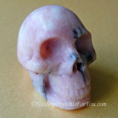 Pink Petalite Skull