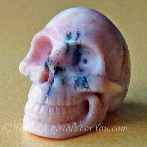Pink Petalite Skull