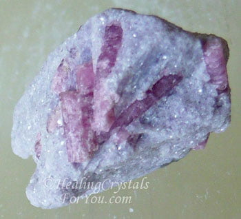 Pink Tourmaline with Lilac Lepidolite Pink Tourmaline with Lilac Lepidolite