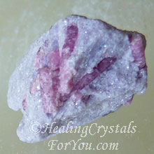 Pink Tourmaline with Lilac Lepidolite Pink Tourmaline with Lilac Lepidolite