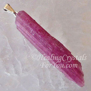 Deep Pink Tourmaline Pendant Deep Pink Tourmaline Pendant