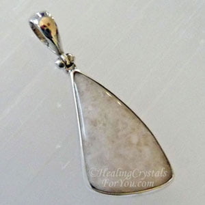 Pollucite Pendant Pollucite Pendant