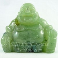 Green Prehnite Buddha